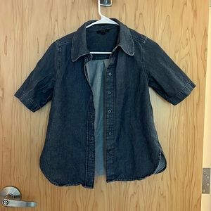 COS denim t shirt blouse